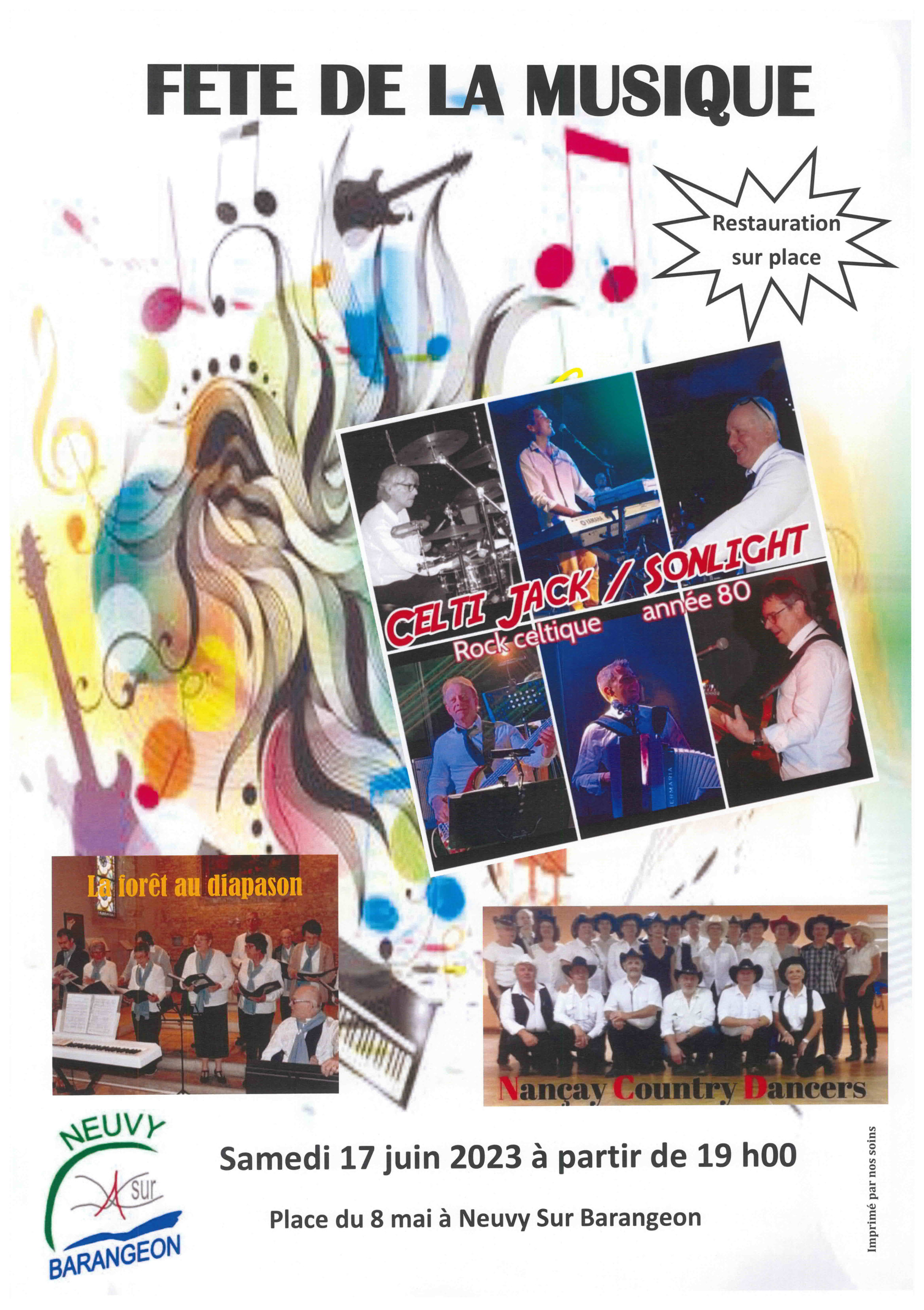 affiche fete musique